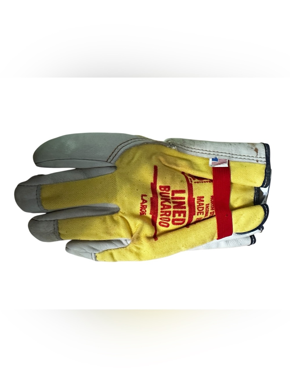 North Star USA Bukaroo Lined Cowhide Work Gloves Men’s Large Deadstock NWT USA